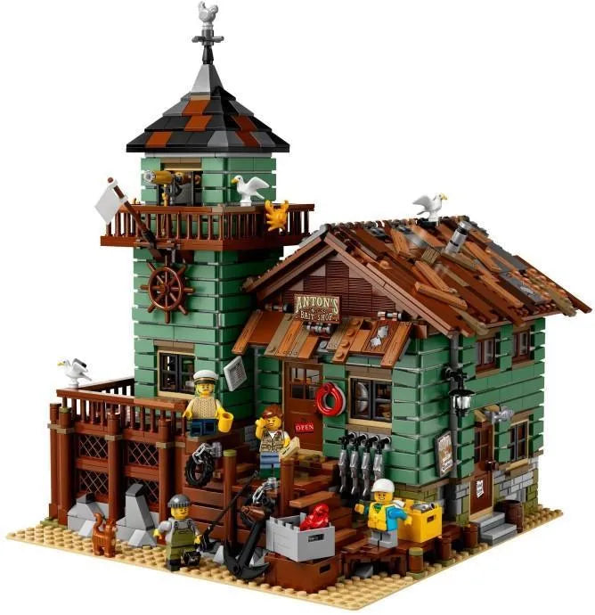 21310 Ideas Old Fishing Store Building Set