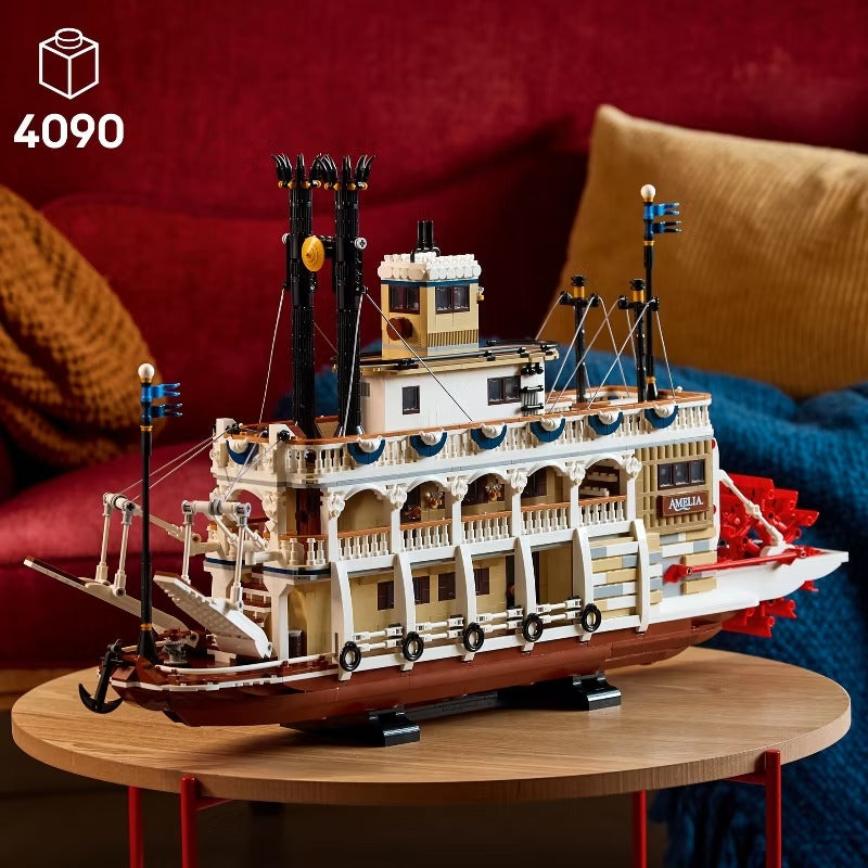 Classic River Steamboat Building Model - 21356