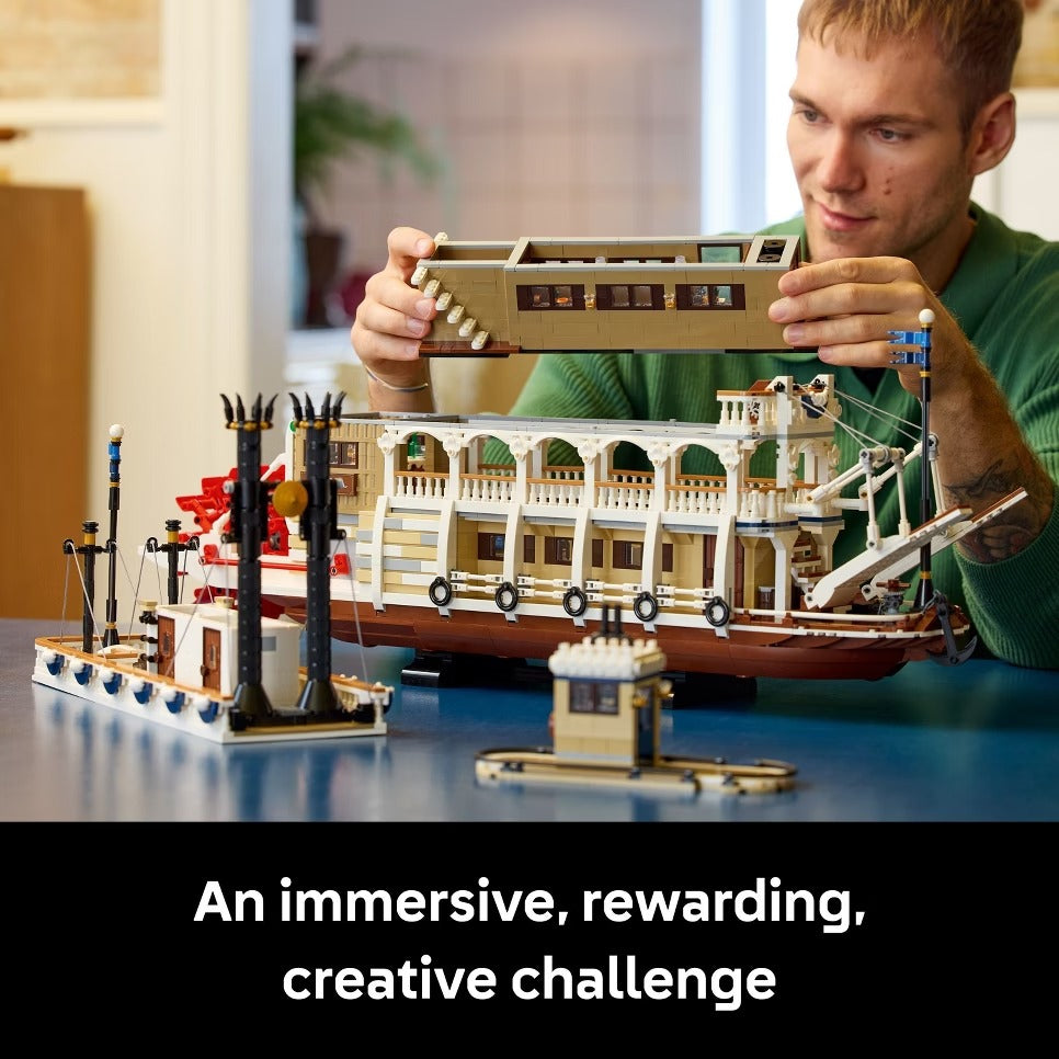Classic River Steamboat Building Model - 21356
