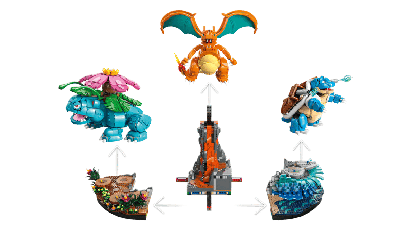 Venusaur, Charizard and Blastoise - 72153