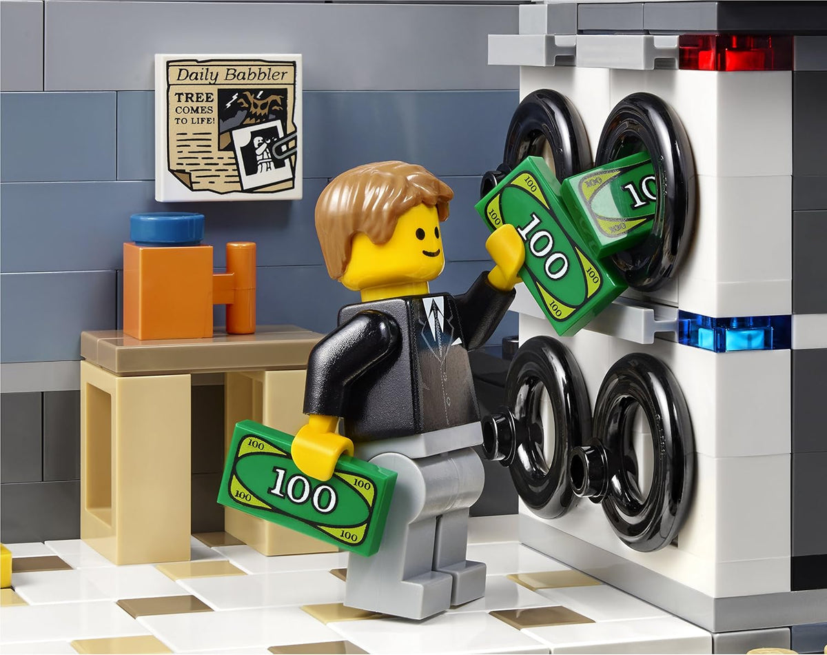 City Street Brick Bank Building Set - 10251